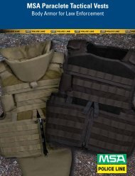 MSA Paraclete Tactical Vests - 5 Alarm Fire and Safety Equipment