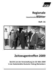 Heft 31 - DGB Niedersachsen - Bremen - Sachsen-Anhalt