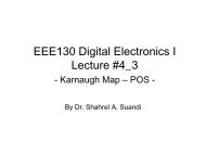 EEE130 Digital Electronics I Lecture #2 -Number Systems ...