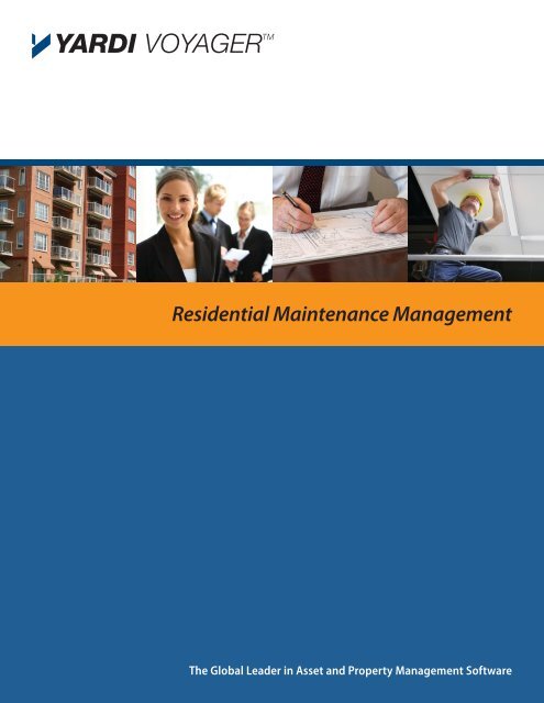 Residential Maintenance Management - Yardi