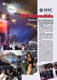 MSC Splendida Bautizado en el puerto de Barcelona - TAT Revista
