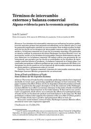 Términos de intercambio externos y balanza comercial - economía ...