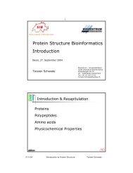 Protein Structure Bioinformatics Introduction - EMBnet node ...