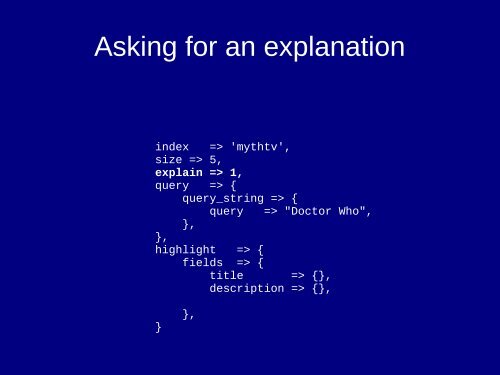 ElasticSearch - Milton Keynes Perl Mongers