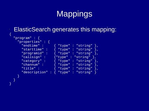 ElasticSearch - Milton Keynes Perl Mongers