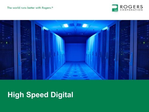 High Speed Digital - SMTA