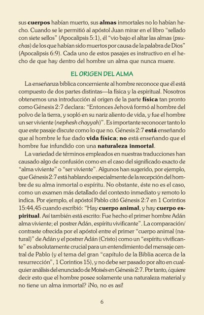 El Origen del Alma - Apologetics Press