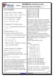 LISTA MATRIZES 1. (Insper 2013) Considere as matrizes e Se x e y ...