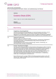 Existenz-Skala (ESK) - Fachgruppe Diagnostik - SDBB