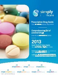 Prescription Drug Guide Comprehensive list of covered drugs