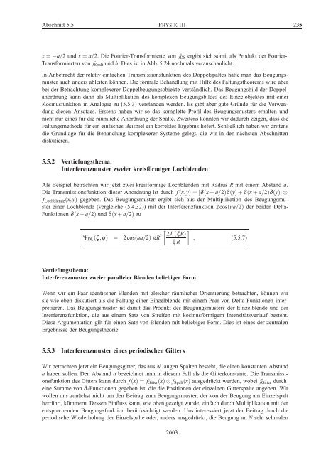 Beugung und Interferenz - Walther MeiÃƒÂŸner Institut