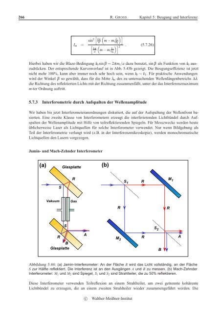 Beugung und Interferenz - Walther MeiÃƒÂŸner Institut