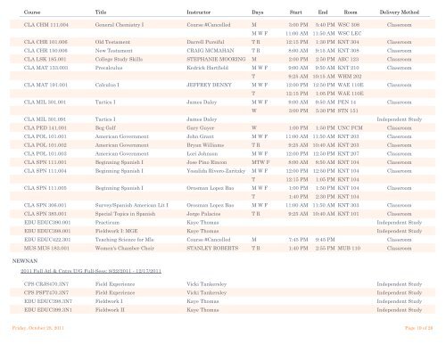 2011 Fall - Mercer University