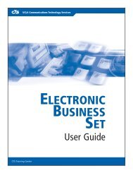 User Guide - UCLA Communications Technology Services