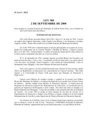 estado libre asociado de puerto rico - Oficina de Servicios Legislativos