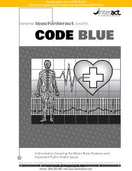 Code Blue teacher's guide - Classroom Health