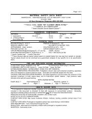 MATERIAL SAFETY DATA SHEET - Maintex