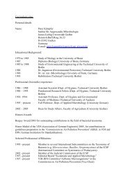Curriculum vitae Personal details Name: Peter KÃƒÂ¤mpfer Institut fÃƒÂ¼r ...
