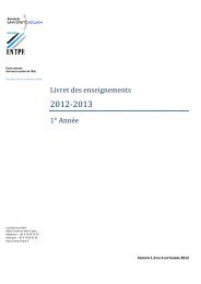 Livret des Enseignements 2012-13 1A-V1.0.pdf - entpe