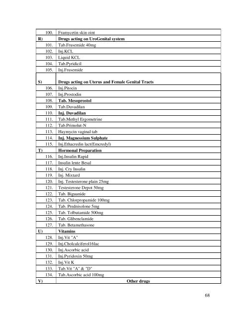 Modifications in the updated Sub Divisional Hospital (SDH) 31 ... - IIMB