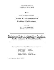 Docteur de l'UniversitÃ© Paris 13 Discipline : MathÃ©matiques David ...