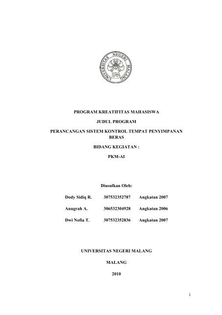 PDF: PKM-AI-10-UM-Dody-Perancangan Sistem Kontrolâx