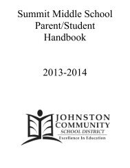 Summit Middle School Parent/Student Handbook 2013-2014