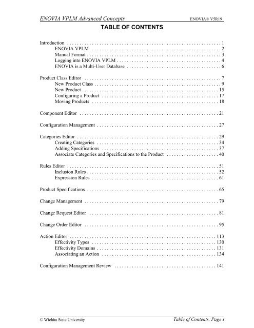 J:\Manuals\ENOVIA VPLM Advanced Concepts\Release\Master.wpd
