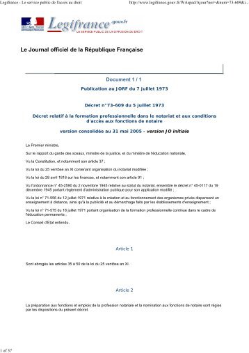 Legifrance - Le service public de l'accÃ¨s au droit - UniversitÃ© Lille 2 ...