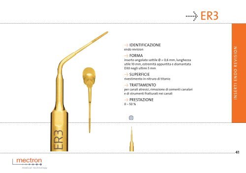 Ã MECTRON INSERTI PER ULTRASUONI