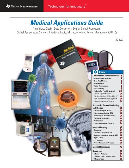 Medical Applications Guide (Rev. B - Mouser Electronics