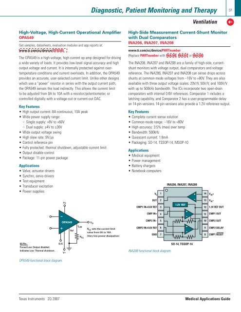 Medical Applications Guide (Rev. B - Mouser Electronics