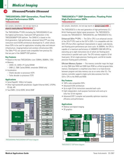 Medical Applications Guide (Rev. B - Mouser Electronics