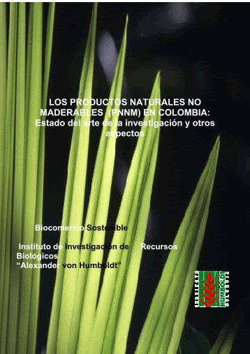 LOS PRODUCTOS NATURALES NO MADERABLES (PNNM) - CDAM