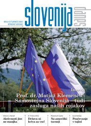 julijska Å¡tevilka revije za Slovence po svetu Â»Slovenija danes