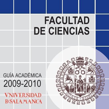 FACULTAD DE CIENCIAS GUÃA ACADÃMICA 2009-2010 Page 2 ...