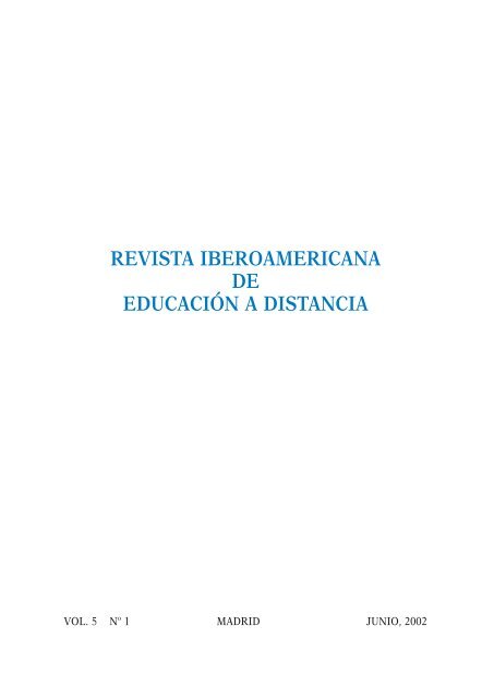 revista iberoamericana de educación a distancia - Universidad ...
