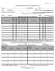 IEP form - Arkansas State University