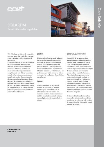 Sistemas de lamas movibles "Solarfilm" - Alarmatic