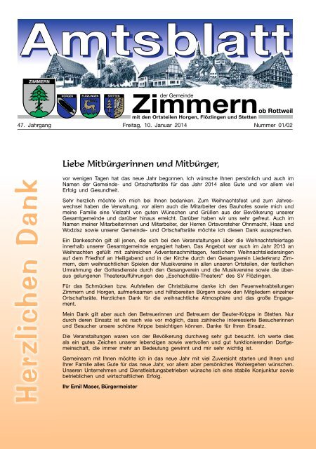 Amtsblatt KW 2 - Zimmern ob Rottweil