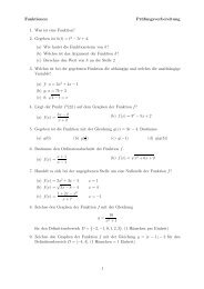 Funktionen Prüfungsvorbereitung 1. Was ist eine Funktion ... - gxy.ch