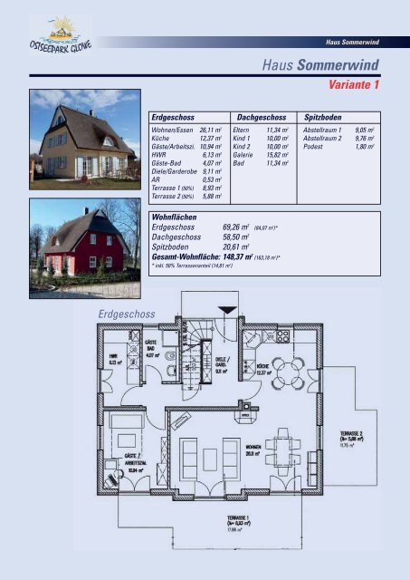 Haus Classic Reet - Max-Urlaub - FerienhÃ¤user an der Ostsee