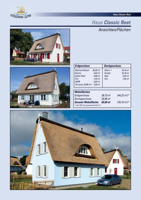 Haus Classic Reet - Max-Urlaub - FerienhÃ¤user an der Ostsee