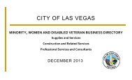 Minority Business Directory - City of Las Vegas