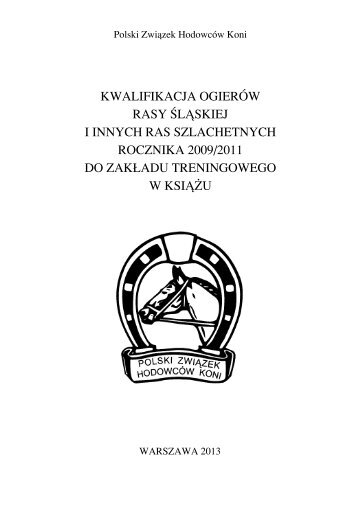 katalogiem ogierÃ³w - Polski ZwiÄzek HodowcÃ³w Koni