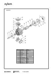 . LLM MOTOR Part sets description items 1 Shaft rotor ... - Lowara