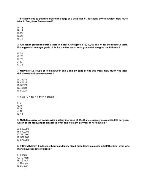 Practice Quiz 10