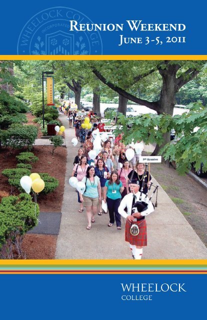 Reunion Weekend 2011 Downloadable Brochure - Wheelock College