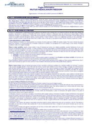 Foglio informativo MUTUO MEDIOLANUM FREEDOM - Banca ...