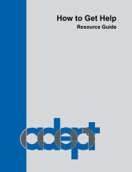 How to Get Help Resource Guide, Rev. F - Adept Technology, Inc.